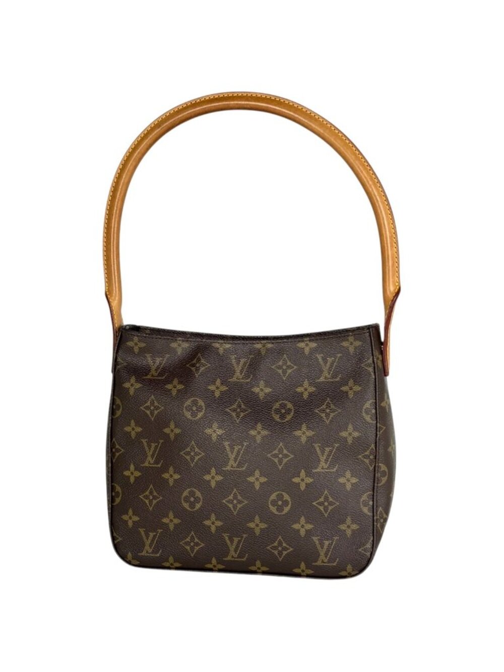 Louis Vuitton Looping MM Shoulder Bag Monogram Brown